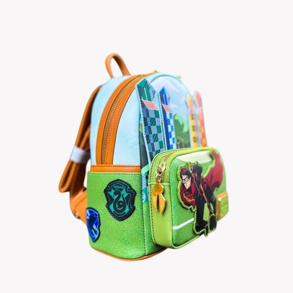 NWT Loungefly Harry Potter Quidditch Mini Backpack Hogwarts main image 6